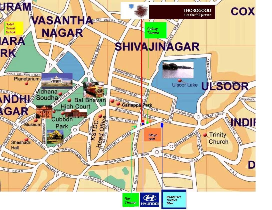 Улсоор Bangalore karti