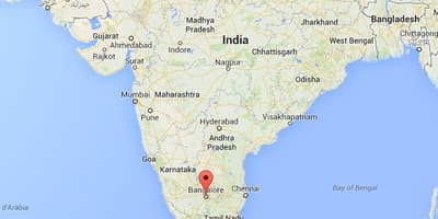 Bangalore u Indiji karti
