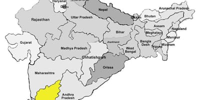 Karta Bangalore, Indija