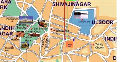Улсоор Bangalore karti