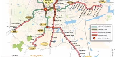 Zemljište metro намма 2 put na karti
